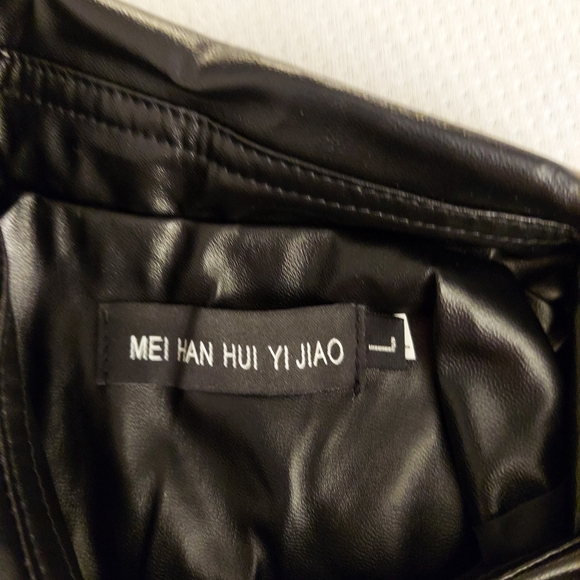 Faux Leather Zip Jacket - Picture 7 of 7